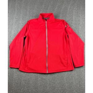 Under Armour Men's Red Full-Zip Activewear Jacket Size XL